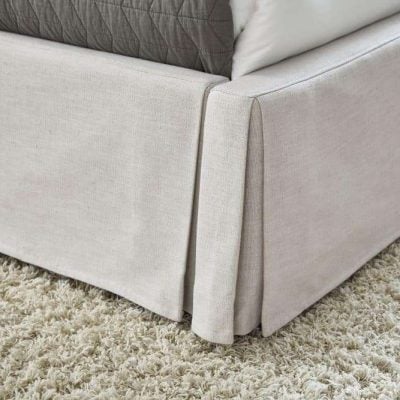 Hera Oatmeal Upholstered Bed