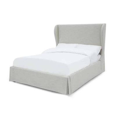 Hera Oatmeal Upholstered Bed