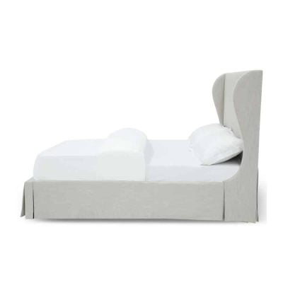 Hera Oatmeal Upholstered Bed