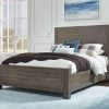 William Pine Panel Bed