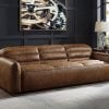 Rafer Brown Top Grain Leather Sofa