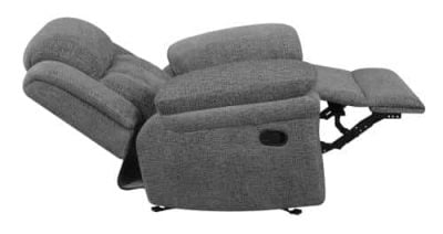 Gray Reclining Fabric Chair