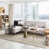 Corey Beige Sectional Sofa