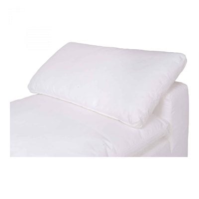 Clay White Stain Resistant Fabric Sectional Sofa