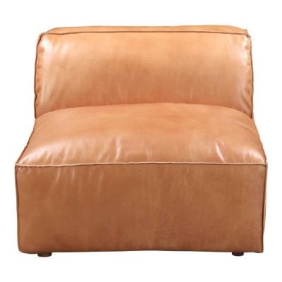 Luxe Modular Brown Leather SofaLuxe Modular Brown Leather Sofa