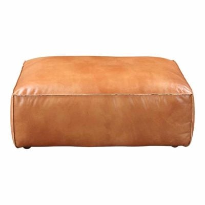 Luxe Modular Brown Leather Sofa