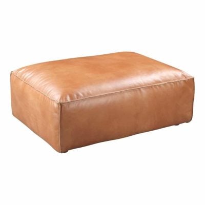 Luxe Modular Brown Leather Sofa