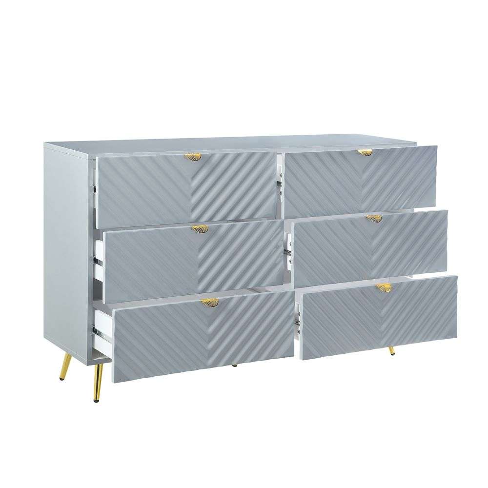 gaines grey and gold furniture bd01043_3