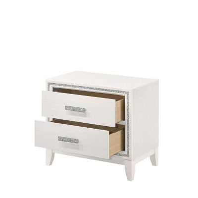 haiden acme white silver nightstand 28453_3