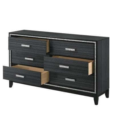 haiden glam silver black dresser 28435_3