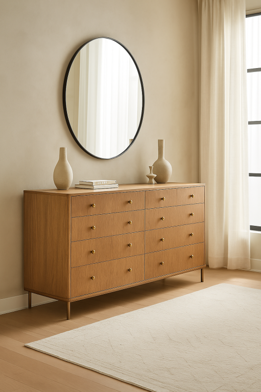 Arini Natural Wood Dresser