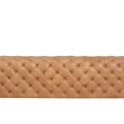 Dexter Cognac Brown Italian Leather Sofa