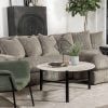 Blaine Reversible Fog Grey Velvet Sectional