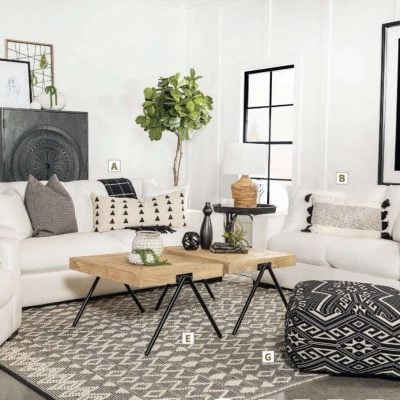 Ashlyn modern white sofa set by Coaster furniture