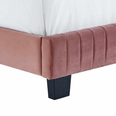 celine pink velvet bed MOD-6333-DUS
