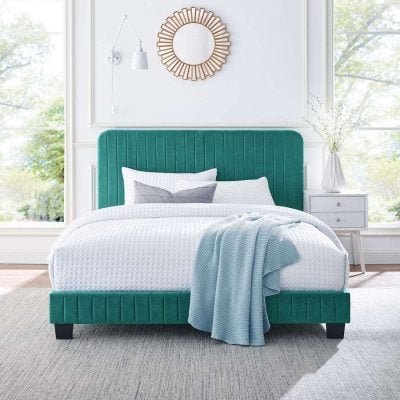 celine teal velvet bed MOD-6334-TEA_8