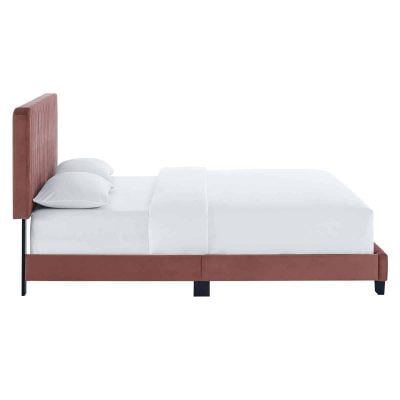 dusty rose twin bed MOD-6333-DUS