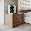modrest amberlie walnut nightstand