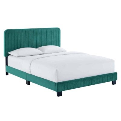 teal velvet modway bed MOD-6333-TEA_1_