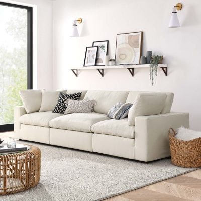 Commix Cloud Modular Beige Sectional Sofa