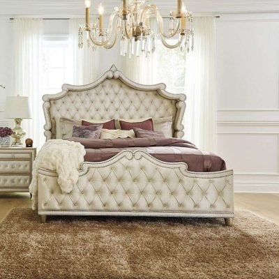 Antonella Ivory Winback Bed