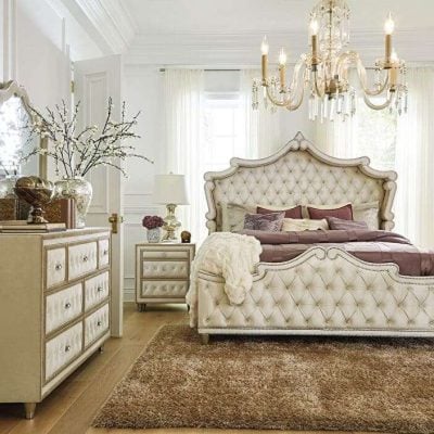 Antonella Ivory Winback Bed