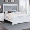 Eleanor Contemporary White & Gray Bed