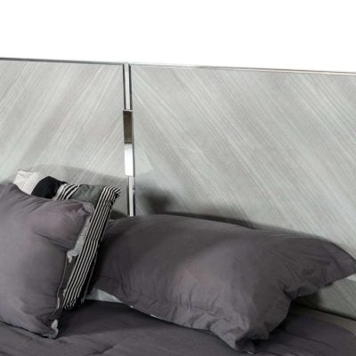 Nova Domus Alexa Italian Grey Bed