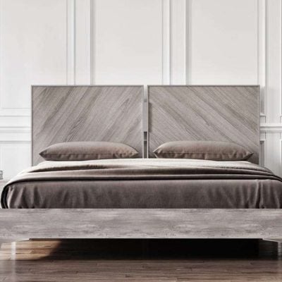 Nova Domus Alexa Italian Grey Bed