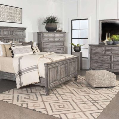 Avenue Gray Panel Bed Coaster Furniture