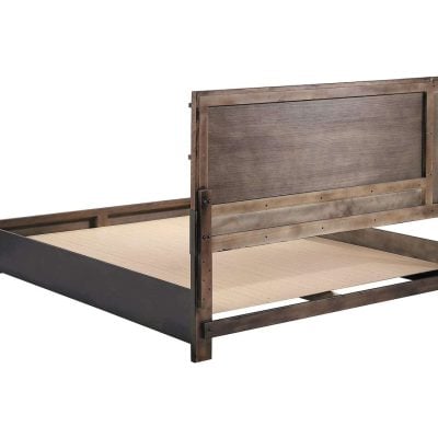 azalia walnut king queen bed 224281 coaster