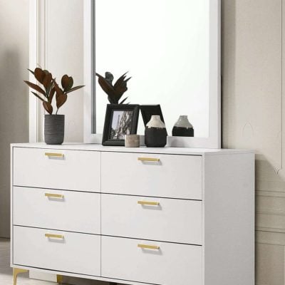 Kendall 6-Drawer Dresser White