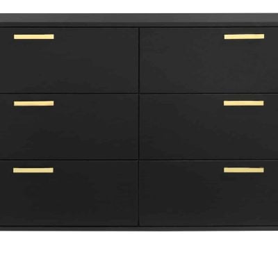 Kendall black and gold dresser