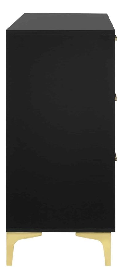 Kendall black and gold dresser