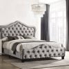 Bella Grey Tufted Bed