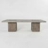 Phoenix Pine Wood & Concrete Coffee Table
