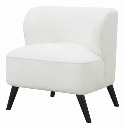 Alonzo White Accent Chair By Coaster 905676