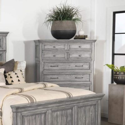 Avenue 8-drawer Chest Weathered French Grey