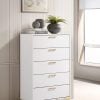 Kendall White & Gold Bedroom Chest Coaster furniture
