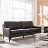 Corland Brown Leather sofa by Modway furniture