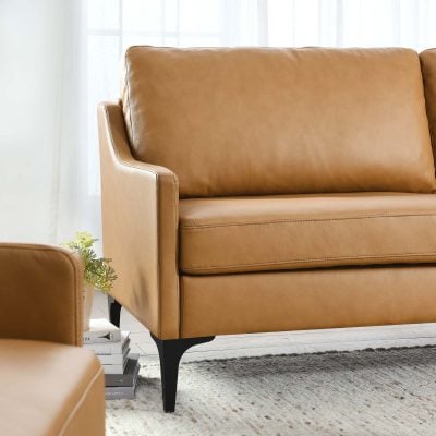 Corland Cognac Leather Sofa