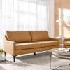 Corland Cognac Leather Sofa