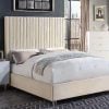 Edzia beige velvet bed BD00963Q