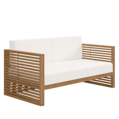 Carlsbad Teak Wood Outdoor Patio Sofa Set