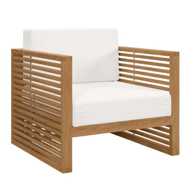 Carlsbad Teak Wood Outdoor Patio Sofa Set