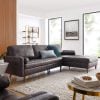 Valour 98" Modern Brown Leather Sectional Sofa with chase EEI-5873-BRN_8
