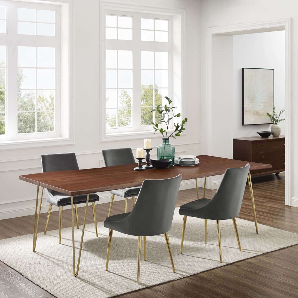 Ardor 96" Live Edge Acacia Wood Dining Table