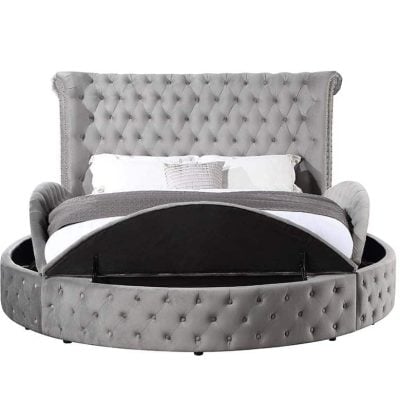 Gaiva Bed With Round Tufted Storage Frame