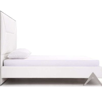 Modrest Candid Modern White Bed SKU VGVCBD1109