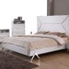 Modrest Candid Modern White Bed SKU VGVCBD1109